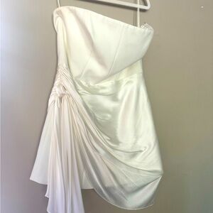 Cinq a sept dress size 8 with silk